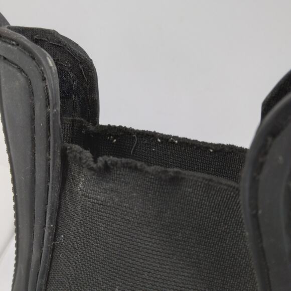 Jeffrey Campbell Rain Booties Size 9 Black Slip On Elastic Sides - Picture 9 of 9